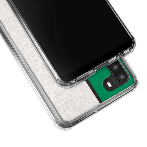 NBA Boston Celtics Canvas Galaxy A21 Clear Case