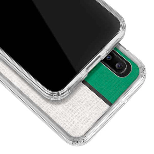 NBA Boston Celtics Canvas Galaxy A30 Clear Case