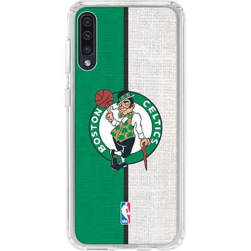 NBA Boston Celtics Canvas Galaxy A50 Clear Case