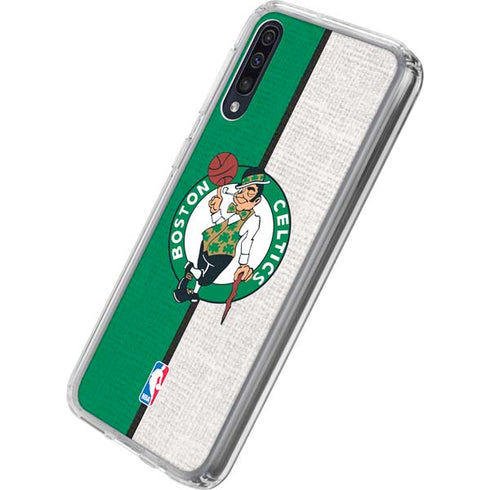 NBA Boston Celtics Canvas Galaxy A50 Clear Case