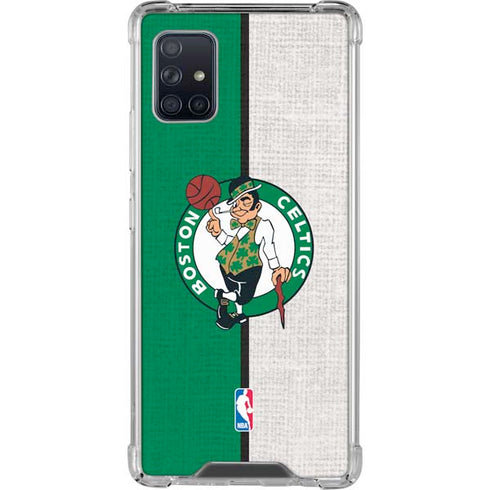 NBA Boston Celtics Canvas Galaxy A51 5G Clear Case