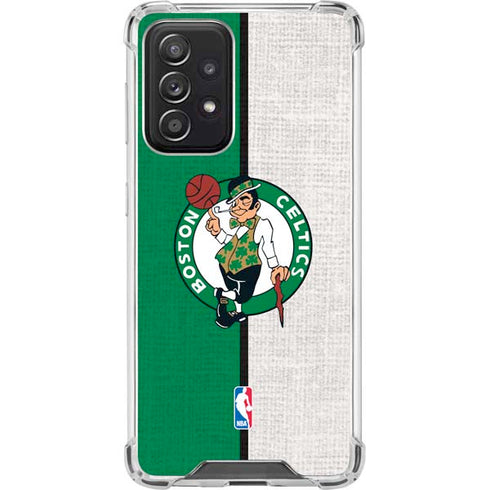 NBA Boston Celtics Canvas Galaxy A52 5G Clear Case