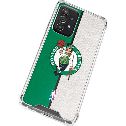 NBA Boston Celtics Canvas Galaxy A52 5G Clear Case