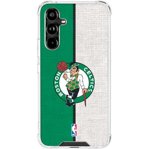 NBA Boston Celtics Canvas Galaxy A54 5G Clear Case