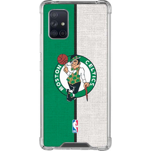 NBA Boston Celtics Canvas Galaxy A71 5G Clear Case