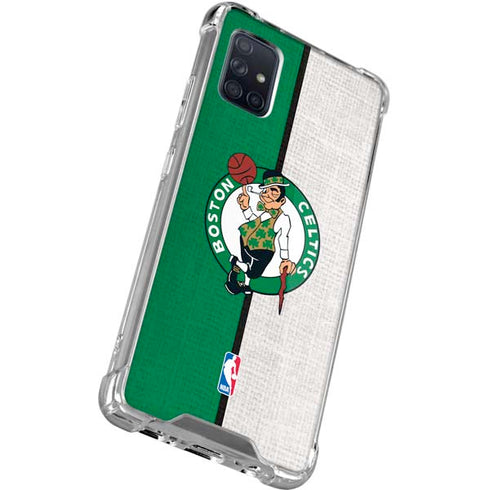 NBA Boston Celtics Canvas Galaxy A71 5G Clear Case