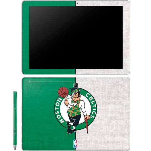 NBA Boston Celtics Canvas Galaxy Book 12in Skin