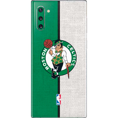 NBA Boston Celtics Canvas Galaxy Note 10 Skin