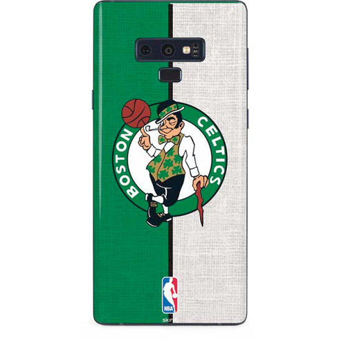 NBA Boston Celtics Canvas Galaxy Note 9 Skin
