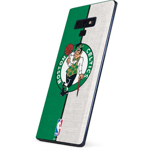 NBA Boston Celtics Canvas Galaxy Note 9 Skin