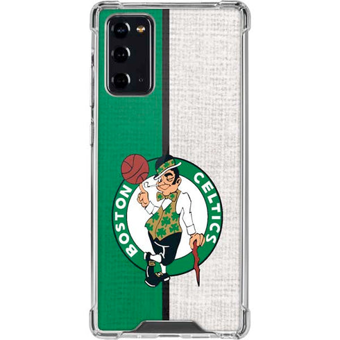 NBA Boston Celtics Canvas Galaxy Note20 5G Clear Case