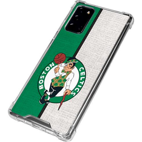 NBA Boston Celtics Canvas Galaxy Note20 5G Clear Case