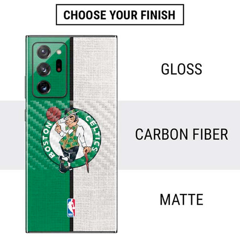 NBA Boston Celtics Canvas Galaxy Note20 Ultra 5G Skin