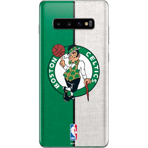 NBA Boston Celtics Canvas Galaxy S10 Plus Skin