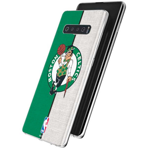 NBA Boston Celtics Canvas Galaxy S10 Skin