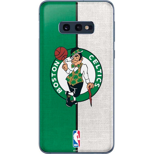 NBA Boston Celtics Canvas Galaxy S10e Skin