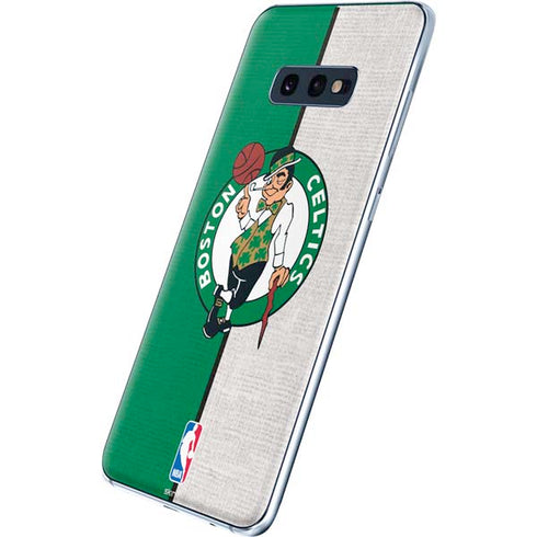 NBA Boston Celtics Canvas Galaxy S10e Skin