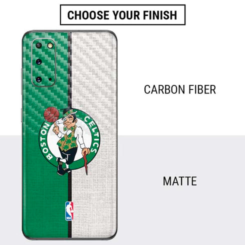 NBA Boston Celtics Canvas Galaxy S20 Skin