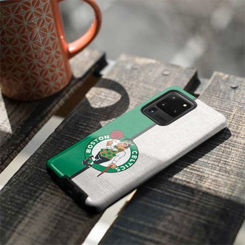 NBA Boston Celtics Canvas Galaxy S20 Ultra 5G Pro Case