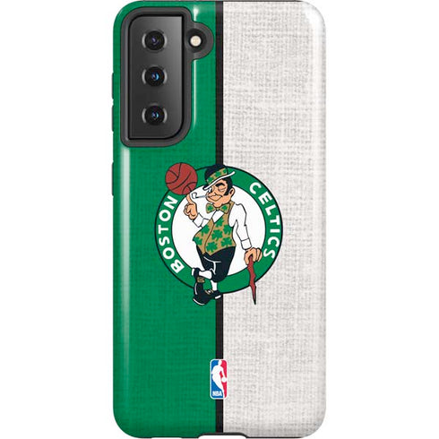 NBA Boston Celtics Canvas Galaxy S21 5G Pro Case