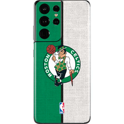 NBA Boston Celtics Canvas Galaxy S21 Ultra 5G Skin
