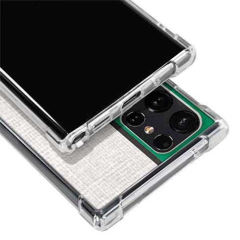 NBA Boston Celtics Canvas Galaxy S22 Ultra Clear Case