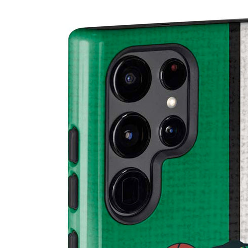 NBA Boston Celtics Canvas Galaxy S22 Ultra Pro Case
