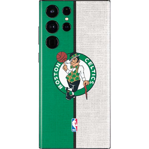 NBA Boston Celtics Canvas Galaxy S22 Ultra Skin