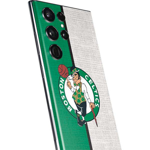 NBA Boston Celtics Canvas Galaxy S22 Ultra Skin