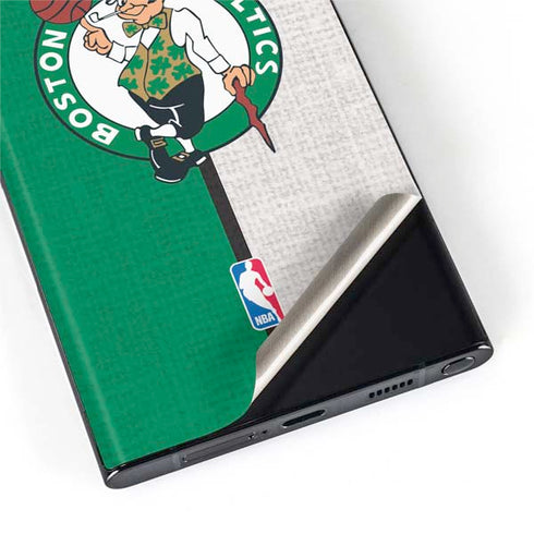 NBA Boston Celtics Canvas Galaxy S22 Ultra Skin