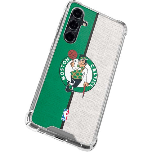 NBA Boston Celtics Canvas Galaxy S23 FE Clear Case