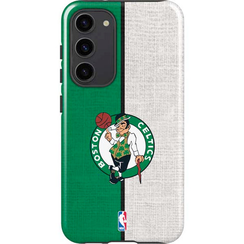 NBA Boston Celtics Canvas Galaxy S23 Plus Pro Case