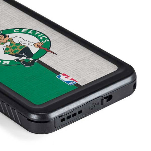 NBA Boston Celtics Canvas Galaxy S23 Plus Waterproof Case