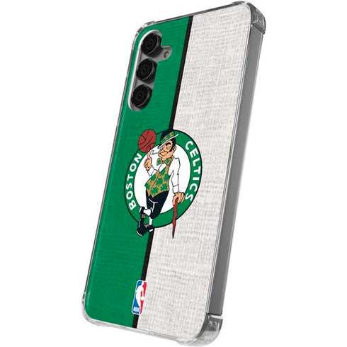 NBA Boston Celtics Canvas Galaxy S24 Plus Clear Case