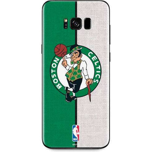 NBA Boston Celtics Canvas Galaxy S8 Skin