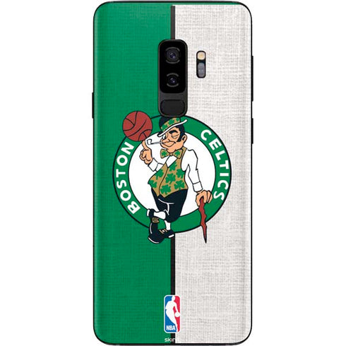 NBA Boston Celtics Canvas Galaxy S9 Plus Skin