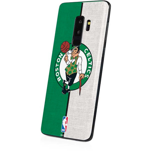 NBA Boston Celtics Canvas Galaxy S9 Plus Skin