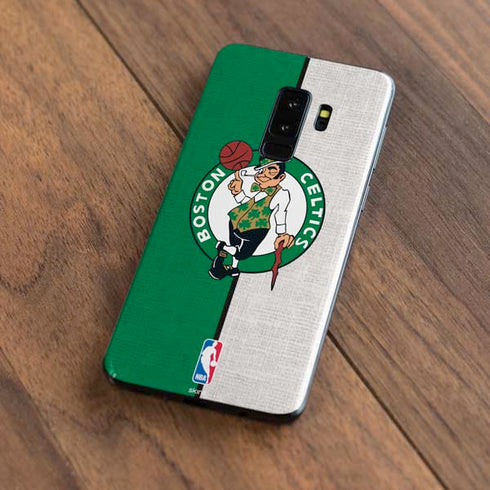 NBA Boston Celtics Canvas Galaxy S9 Plus Skin