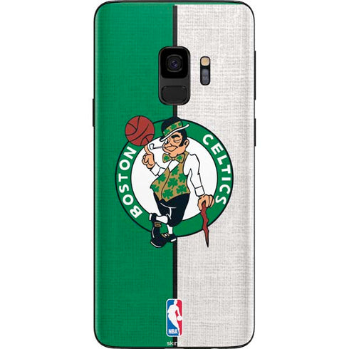 NBA Boston Celtics Canvas Galaxy S9 Skin