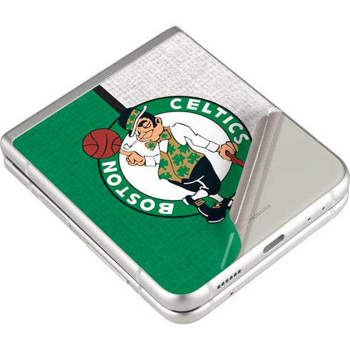 NBA Boston Celtics Canvas Galaxy Z Flip3 5G Skin