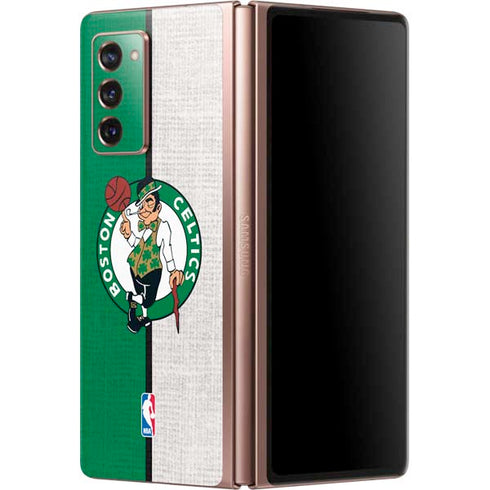 NBA Boston Celtics Canvas Galaxy Z Fold2 5G Skin