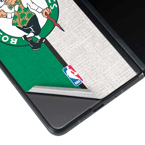 NBA Boston Celtics Canvas Galaxy Z Fold4 5G Skin