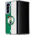 NBA Boston Celtics Canvas Galaxy Z Fold5 5G Clear Case