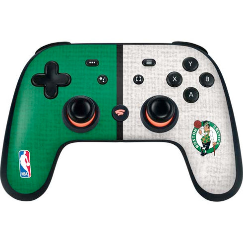 NBA Boston Celtics Canvas Google Stadia Controller Skin