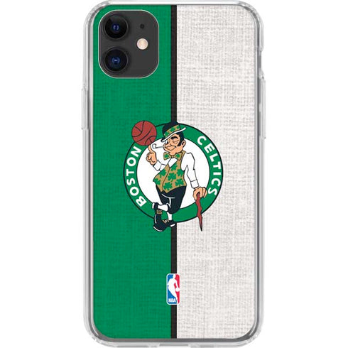 NBA Boston Celtics Canvas iPhone 11 Clear Case