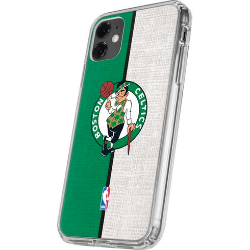 NBA Boston Celtics Canvas iPhone 11 Clear Case