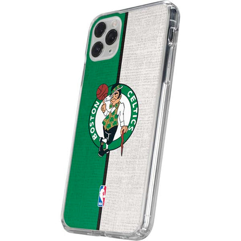 NBA Boston Celtics Canvas iPhone 11 Pro Clear Case
