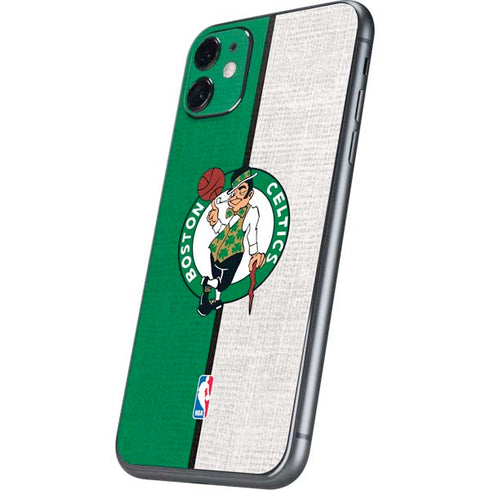 NBA Boston Celtics Canvas iPhone 11 Skin