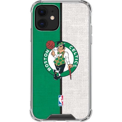 NBA Boston Celtics Canvas iPhone 12 Clear Case