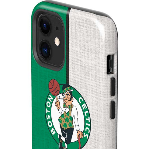 NBA Boston Celtics Canvas iPhone 12 Impact Case